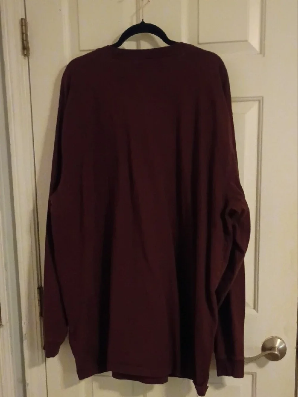 Carhartt Burgundy Long Sleeve Pocket Tee